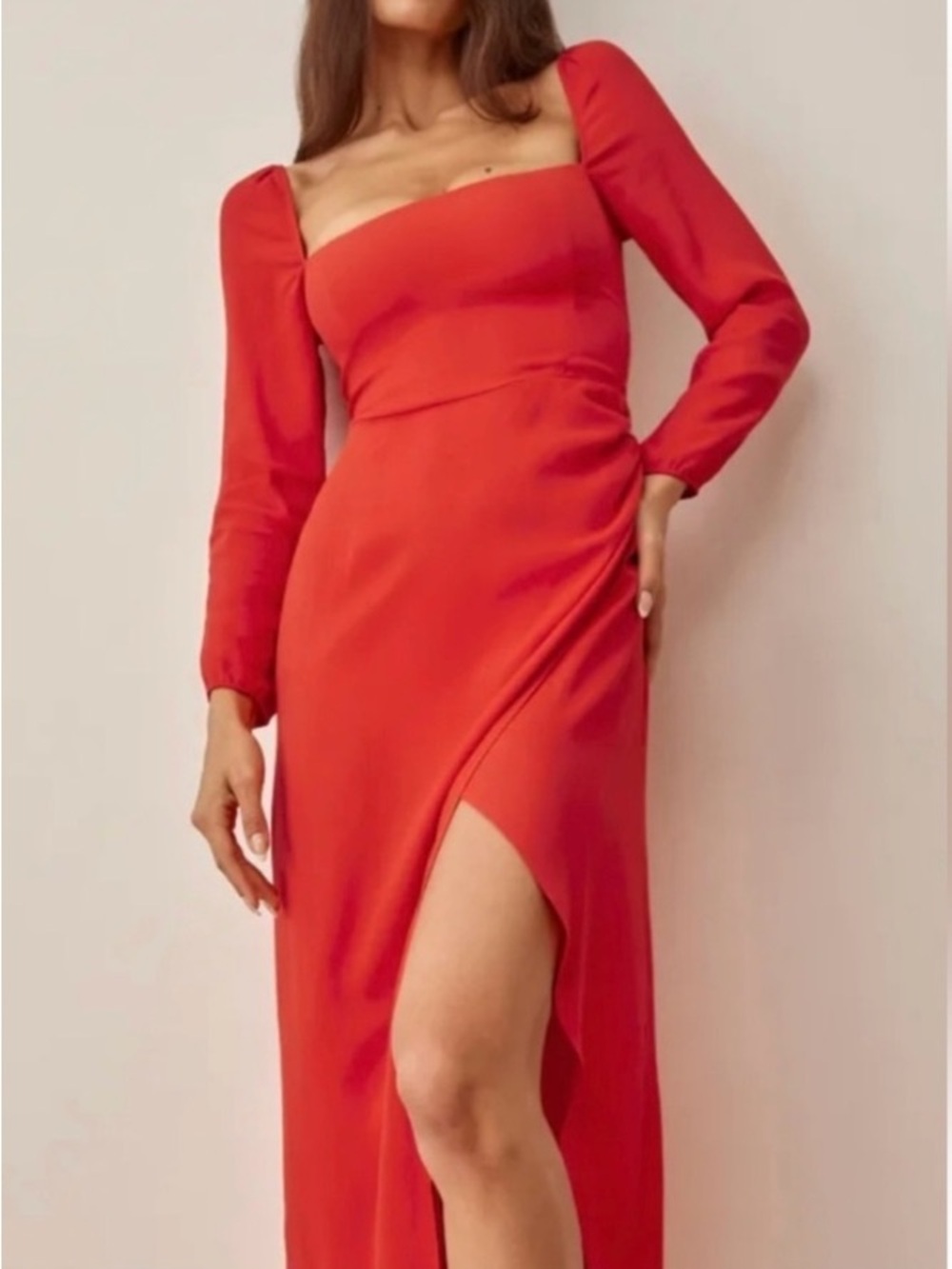 Reformation Sigmund Dress - Red - Size 0